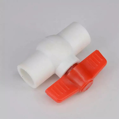 Πλαστική κωνική βαλβίδα 63mm PPR Hdpe πορτοκαλιά λαβή βαλβίδων και συναρμολογήσεων