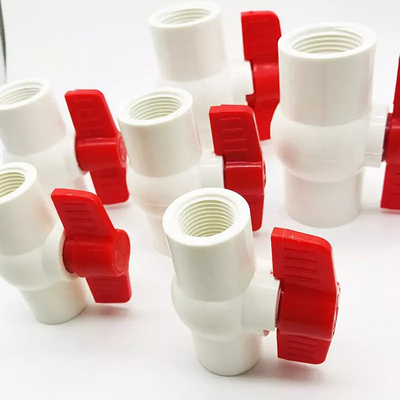Πλαστικά βαλβίδες και εξαρτήματα σωλήνων PVC βαλβίδων νερού κωνικά για τη χημική ουσία
