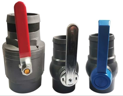 3 PVC 1 ίντσα 40mm βαλβίδων σφαιρών τρόπων ένδυση βαλβίδων τρόπων PVC 3 - ανθεκτική