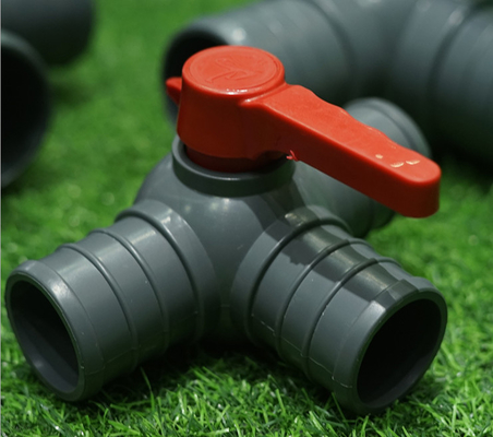 3 PVC 1 ίντσα 40mm βαλβίδων σφαιρών τρόπων ένδυση βαλβίδων τρόπων PVC 3 - ανθεκτική