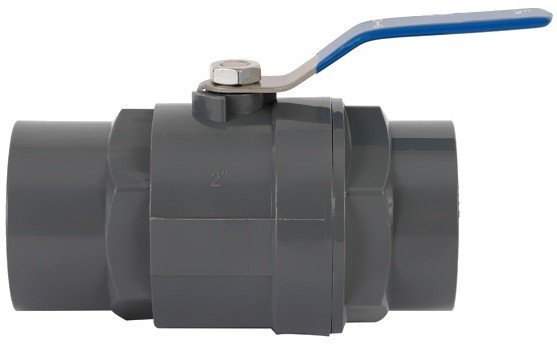 Άρδευση 40mm βαλβίδα σφαιρών PVC 2 κομμάτι 1/2»» μέγεθος σε 4 που προσαρμόζεται