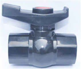 3 PVC 1 ίντσα 40mm βαλβίδων σφαιρών τρόπων ένδυση βαλβίδων τρόπων PVC 3 - ανθεκτική
